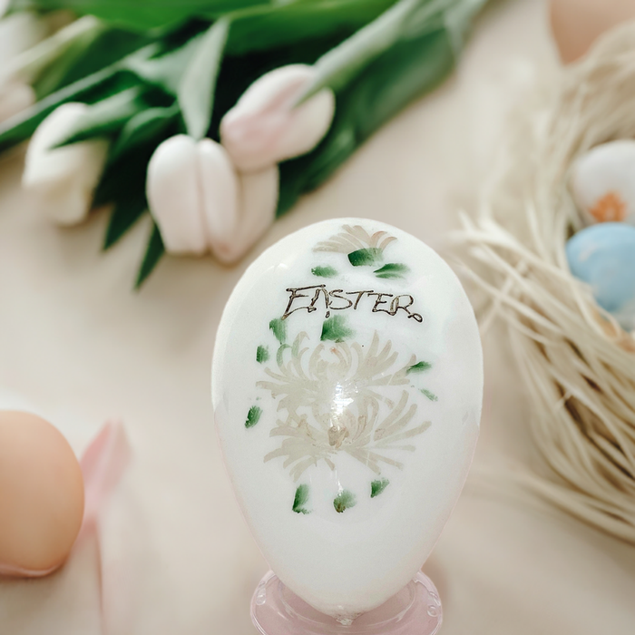 Antique Victorian Era Glass Easter Egg at Duckwells