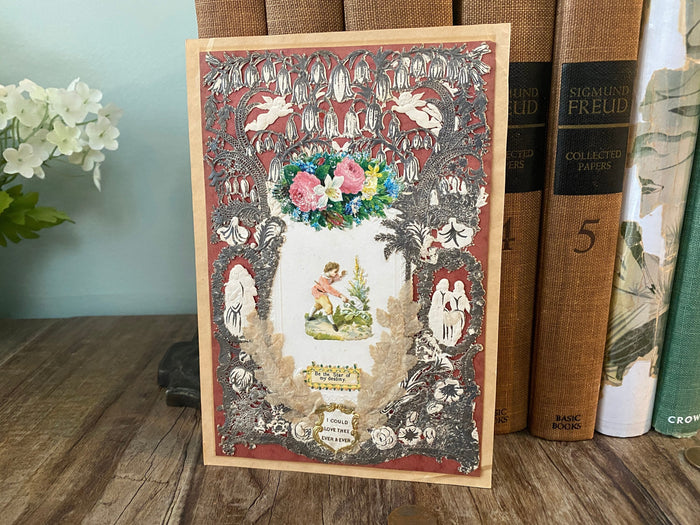 Antique Victorian Era Valentine at Duckwells