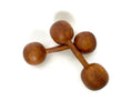 Antique Wood Weight Set - Vintage Wooden Barbells at Duckwells