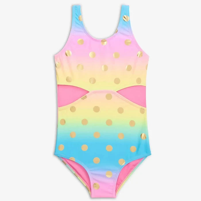 Appaman - Erika One Piece Swimsuit - Rainbow Dots-Swim-2T-Posh Baby
