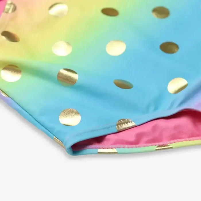 Appaman - Erika One Piece Swimsuit - Rainbow Dots-Swim-2T-Posh Baby
