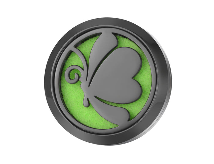 AromaBUG™ Limited Edition  Premium Car Vent Air Freshener (Black Butterfly) (Tree of Life) Black OM) (Black Paw)
