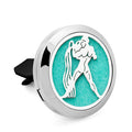 AromaBUG™ Zodiac Signs Car Vent Air Diffuser, Air Freshener includes Free Oil.