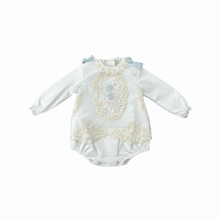 Arthur Luxe Embroidered Romper