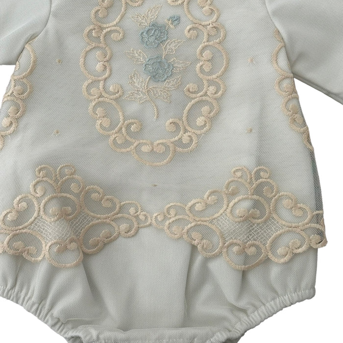 Arthur Luxe Embroidered Romper