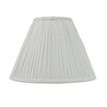 Audrey Pleated Tapered Shade White 35cm