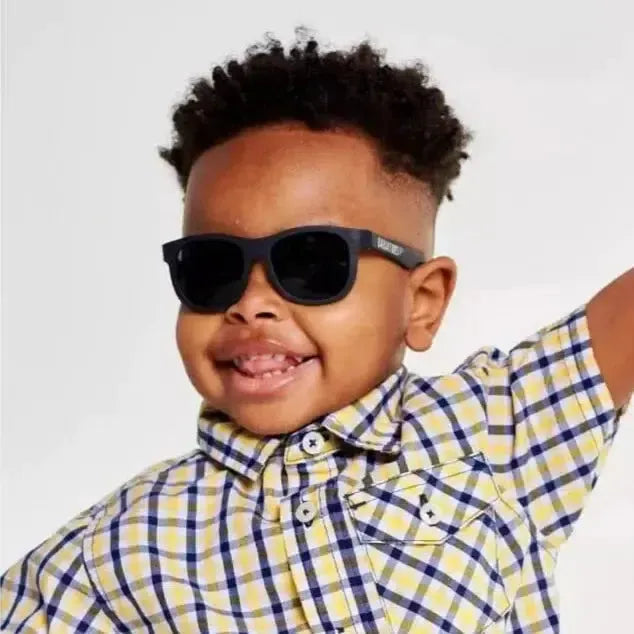 Babiators - Navigator Sunglasses - Jet Black-Sunglasses-0-2 Y-Posh Baby