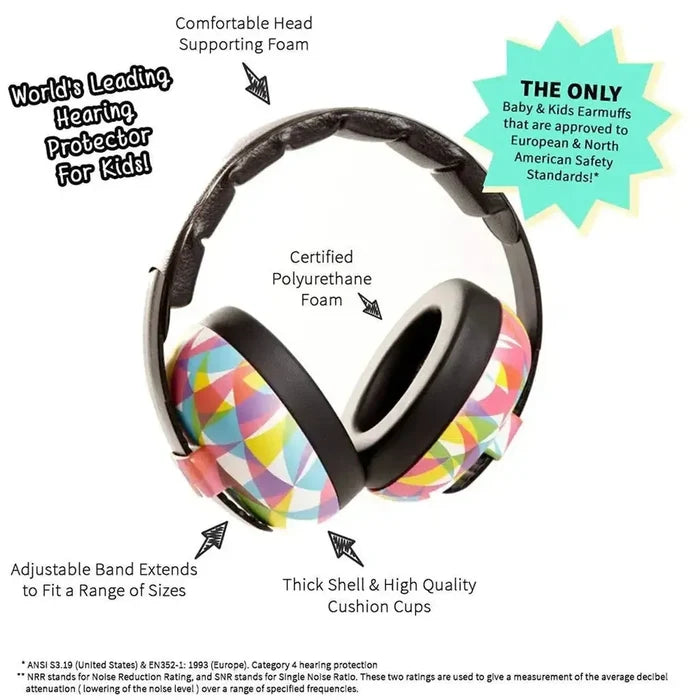 Baby Banz - Earmuff Sound Protection-Ear Protection-Prism / 0-2 Years / 0-2 Years-0-2 Years-Posh Baby