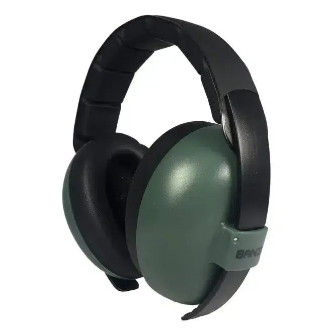 Baby Banz - Earmuff Sound Protection-Ear Protection-Dark Green-0-2 Years-Posh Baby