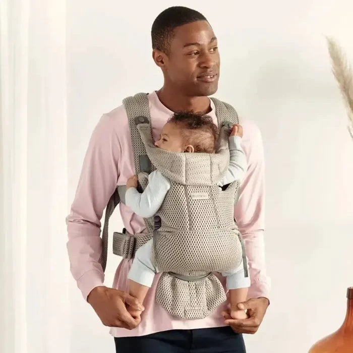 Baby Bjorn - Baby Carrier Free - Grey Beige-Baby Carriers-Posh Baby