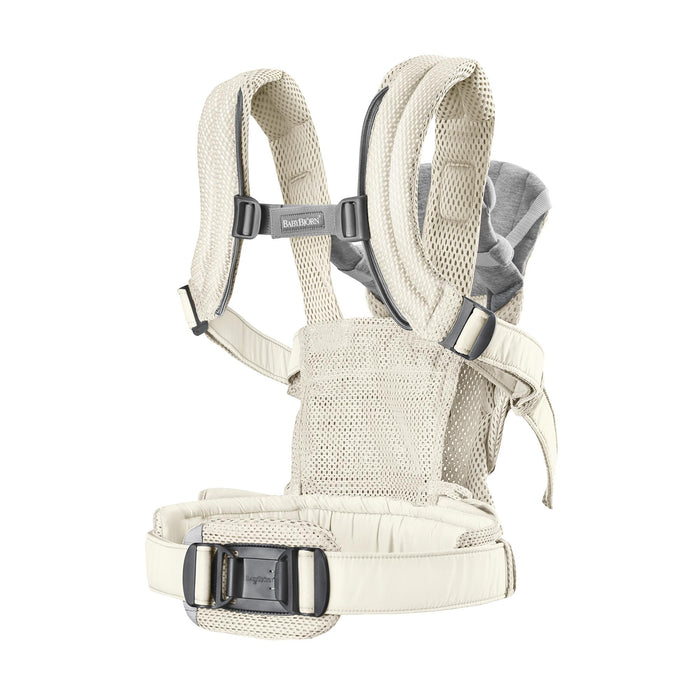 Baby Bjorn - Baby Carrier Harmony - Cream 3D Mesh-Baby Carriers-Posh Baby