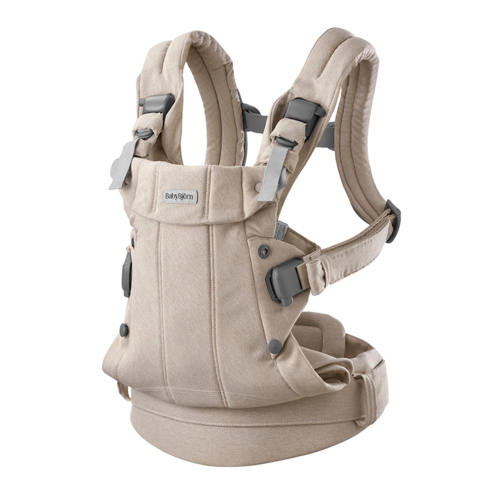 Baby Bjorn - Baby Carrier Harmony - Light Beige Melange-Baby Carriers-Posh Baby