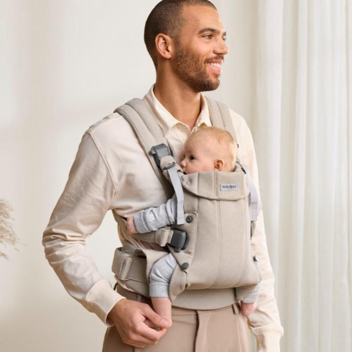 Baby Bjorn - Baby Carrier Harmony - Light Beige Melange-Baby Carriers-Posh Baby