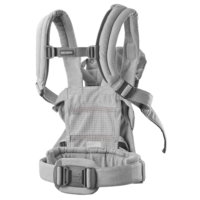Baby Bjorn - Baby Carrier Harmony - Light Grey Melange-Baby Carriers-Posh Baby