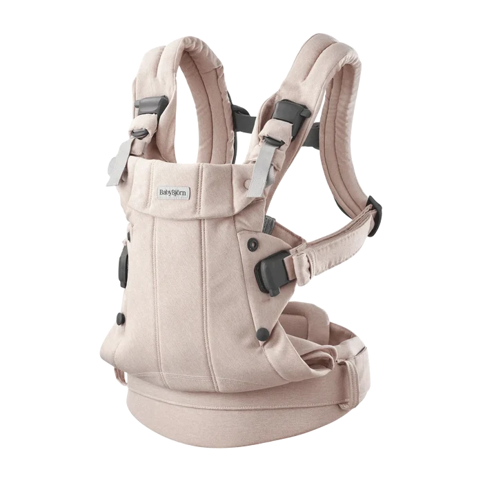 Baby Bjorn - Baby Carrier Harmony - Light Pink Melange-Baby Carriers-Posh Baby