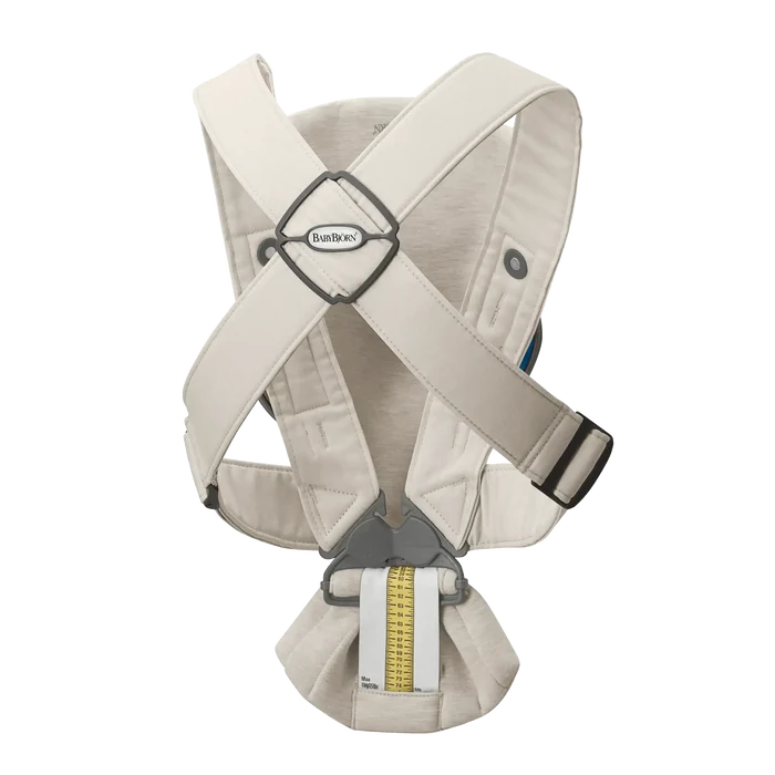 Baby Bjorn - Baby Carrier Mini - 3D Jersey Light Beige-Baby Carriers-Posh Baby