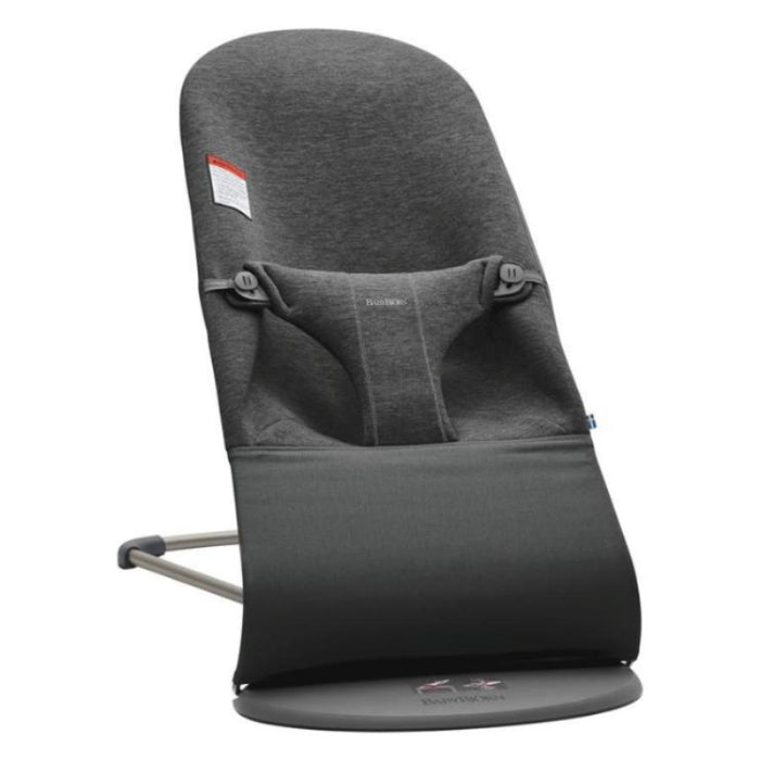 Baby Bjorn - Bouncer Bliss - 3D Jersey - Charcoal Grey-Bouncers + Loungers-Posh Baby