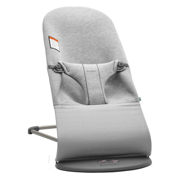 Baby Bjorn - Bouncer Bliss - 3D Jersey - Light Grey-Bouncers + Loungers-Posh Baby