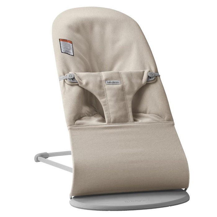 Baby Bjorn - Bouncer Bliss - Melange - Light Beige-Bouncers + Loungers-Posh Baby