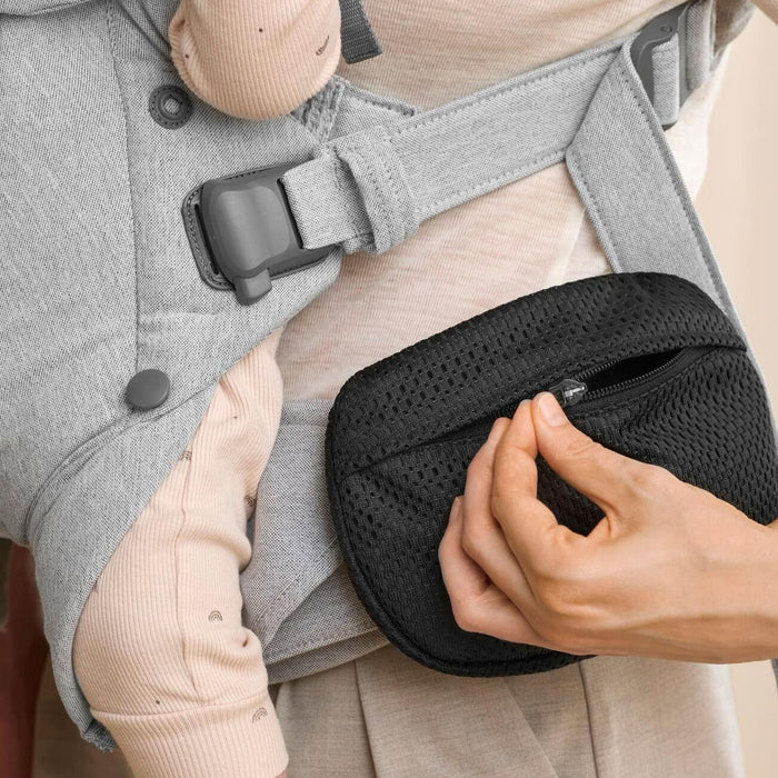 Baby Bjorn - Pocket Pouch for Baby Carrier - Black Mesh-Baby Carriers-Posh Baby