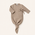BABY KIMONO GOWN - CAPPUCCINO