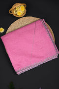 Baby Pink Embroidered Chanderi Saree