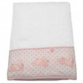 Baby Terry Hand Towel - Bunny Tea Party