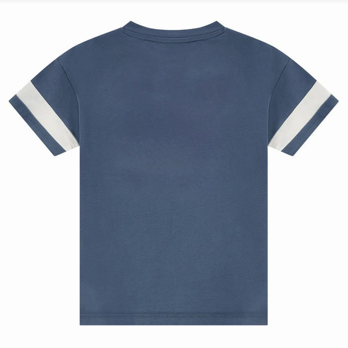 Babyface - Cotton Short Sleeve Tee - Navy-Short Sleeves-2T-Posh Baby