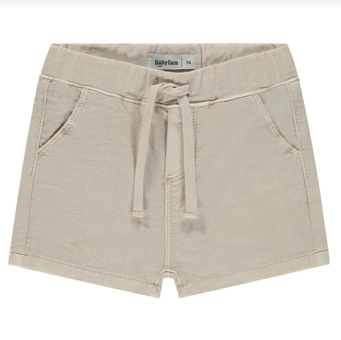 Babyface - Drawstring Shorts - Sand-Bottoms-6M-Posh Baby
