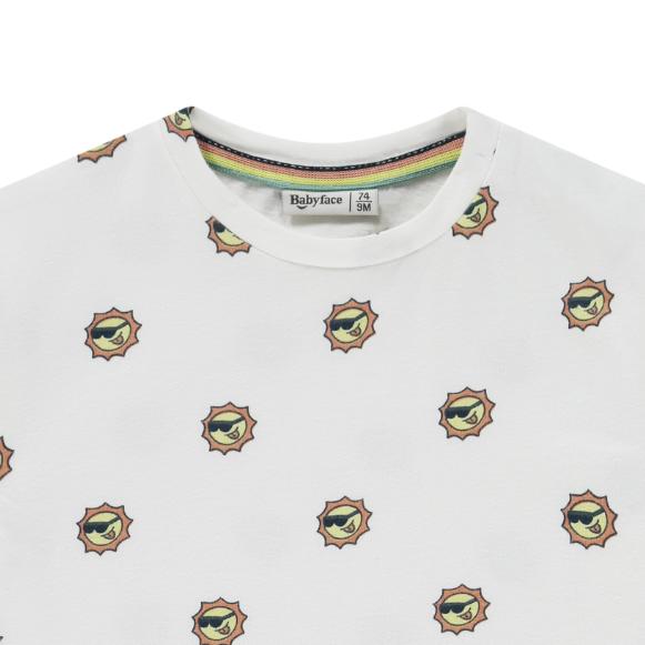 Babyface - Short Sleeve Tee - Cool Sun-Short Sleeves-3-6M-Posh Baby