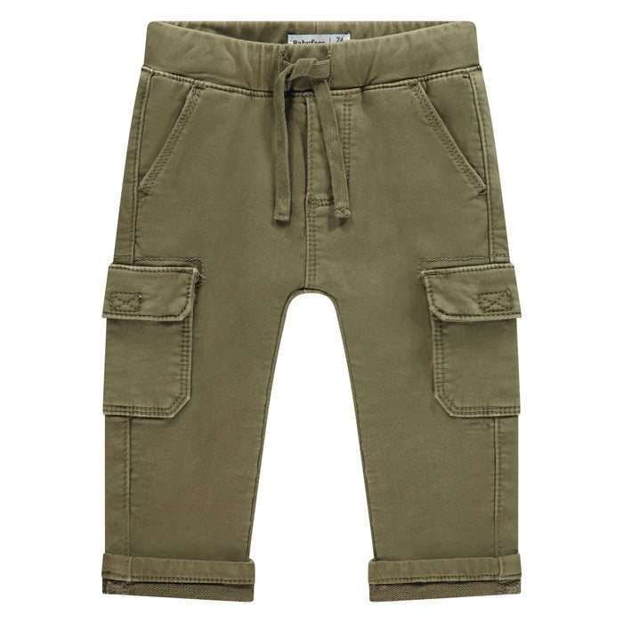 Babyface - Soft Cargo Pants - Army-Bottoms-6-9M-Posh Baby