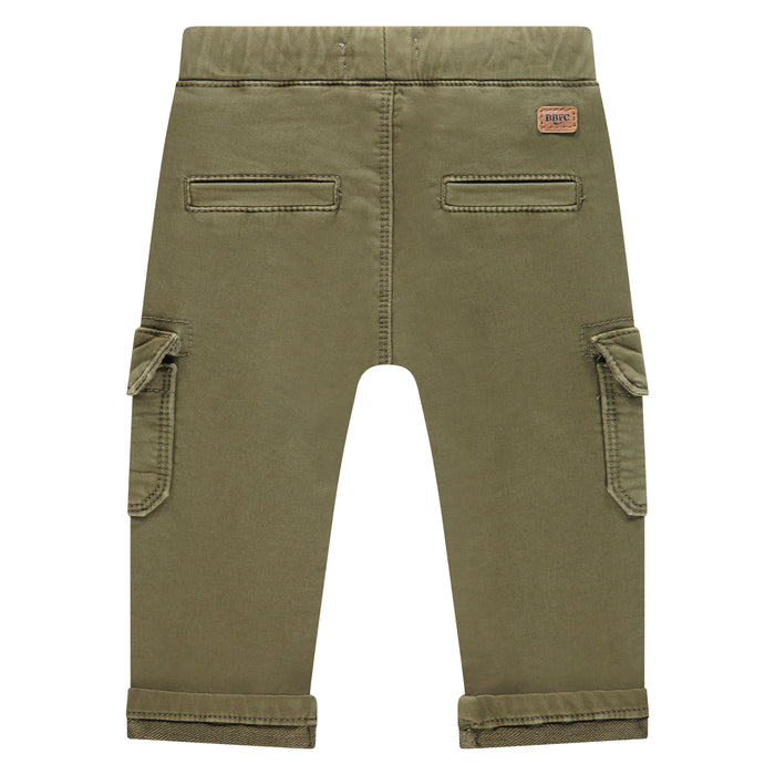 Babyface - Soft Cargo Pants - Army-Bottoms-6-9M-Posh Baby