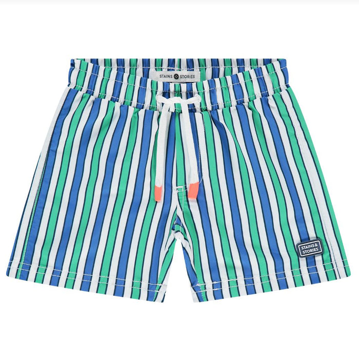 Babyface - Swim Shorts - Multi Stripe-Swim-2T-Posh Baby