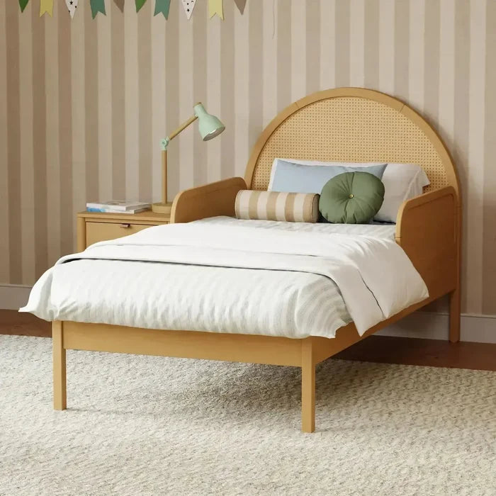 Babyletto Kids - Twin/Full Bed Guardrail-Twin + Full Bed Rail-Natural Walnut-Posh Baby
