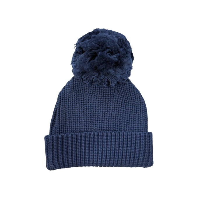 Babysprouts - Knit Pom-Pom Hat - Navy
