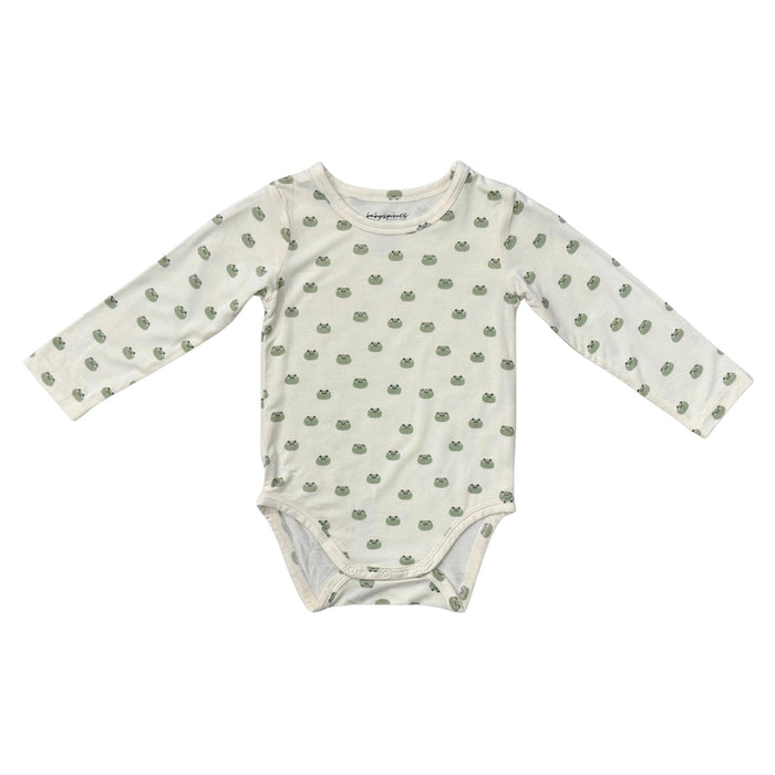 Babysprouts - Long Sleeve Bodysuit - Smiley Frog