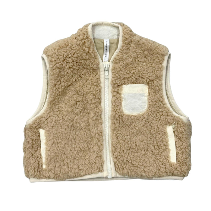 Babysprouts - Sherpa Vest - Beige