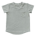 Babysprouts - V-Neck Pocket Tee - Sage-Short Sleeves-0-3M-Posh Baby