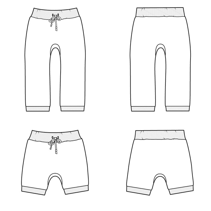 banded pants : 114