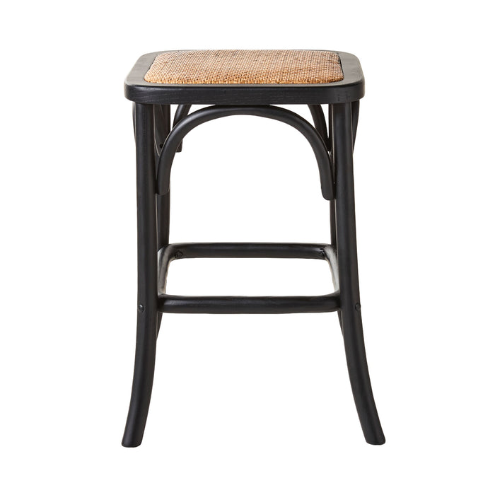 Bastion Backless Bar Stool Black