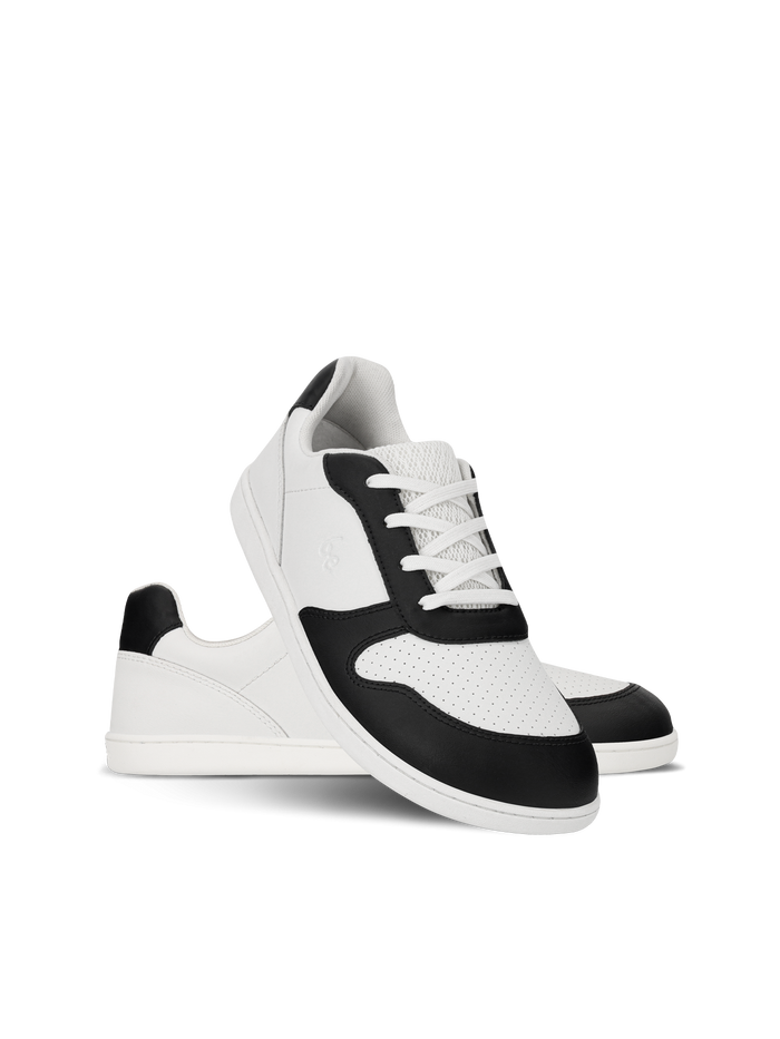 Be Lenka | Scoot Junior - White & Black | Wide Barefoot Trainers