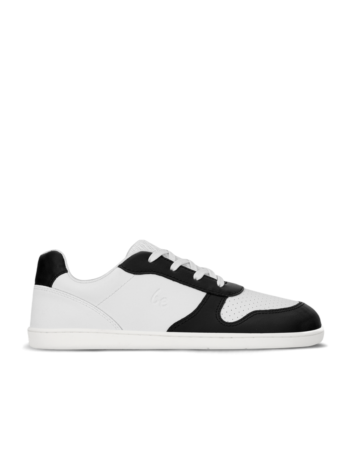 Be Lenka | Scoot Junior - White & Black | Wide Barefoot Trainers