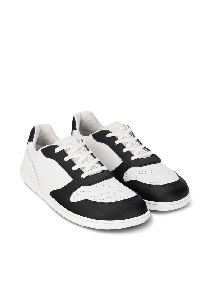 Be Lenka | Scoot Junior - White & Black | Wide Barefoot Trainers