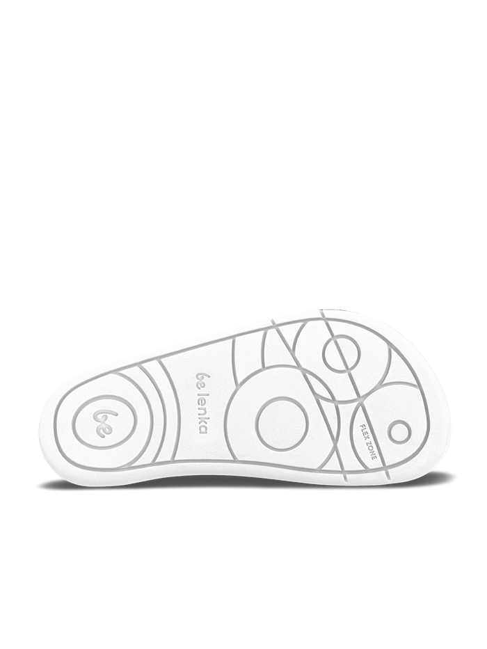 Be Lenka | Scoot Junior - White & Black | Wide Barefoot Trainers