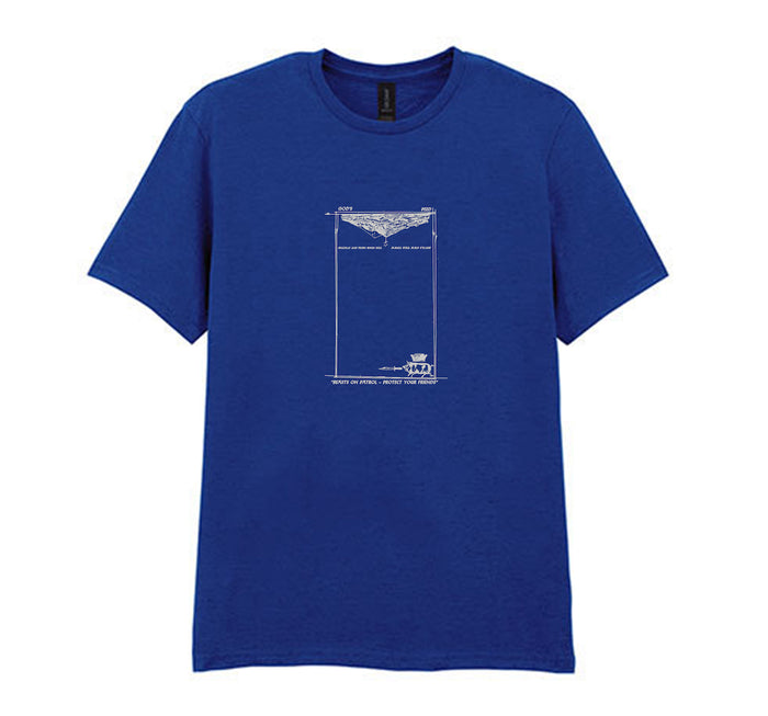 Beasts On Patrol Blue T-Shirt - Bingo Merch