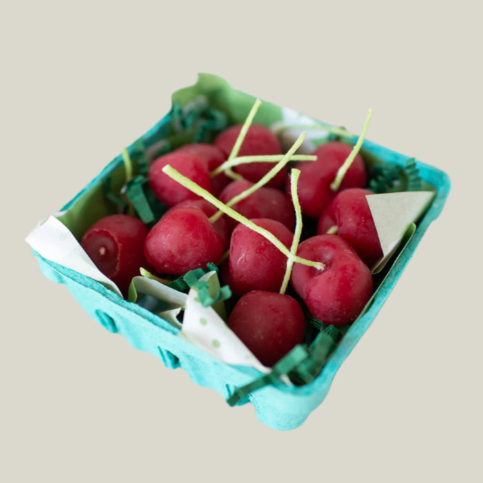 Beeswax Berry Birthday Candles
