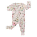 Belan J - Bamboo 2-Way Zipper Romper - Floral Bliss-Footies + Rompers (Basic)-3-6M-Posh Baby