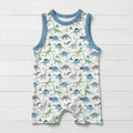 Bestaroo - Bamboo Shortie Romper - Dinos