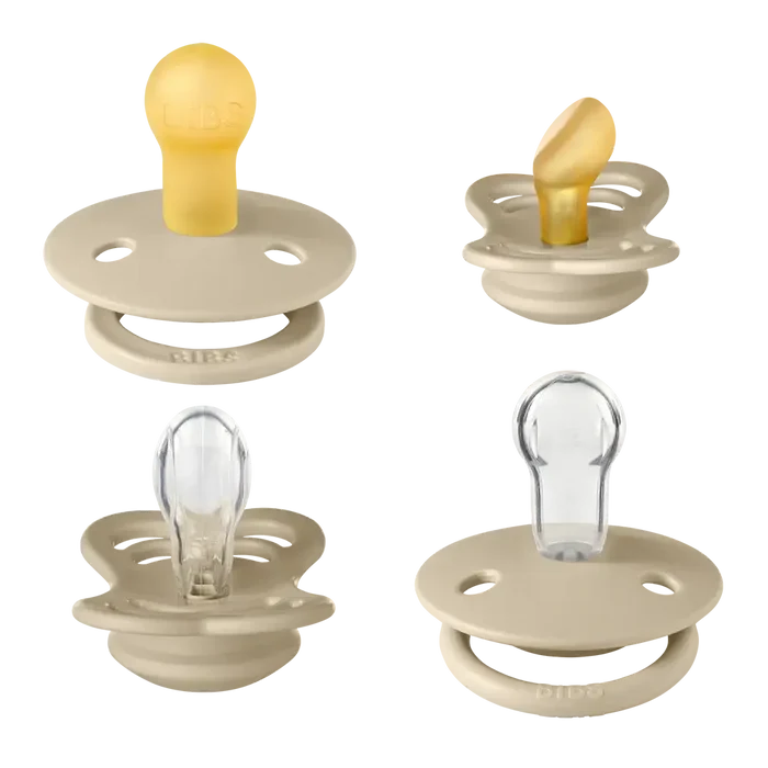 BIBS - Try-It Collection Pacifier 4-Pack – Vanilla