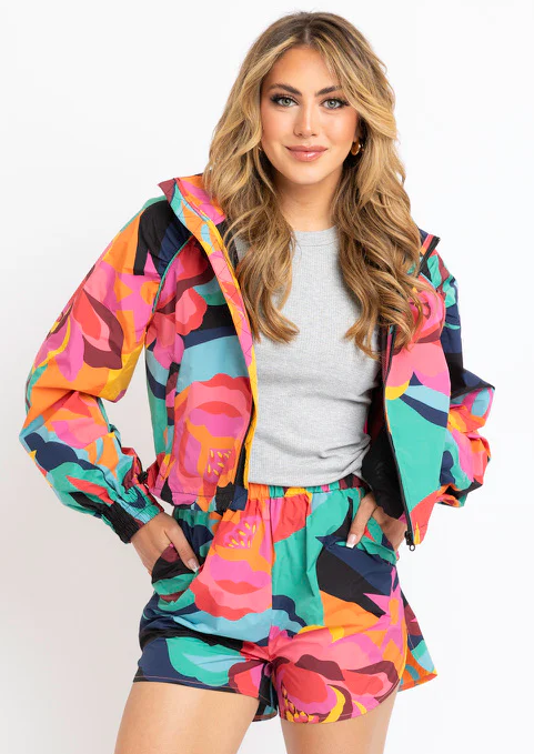 Karlie big floral performance weekend jacket spring